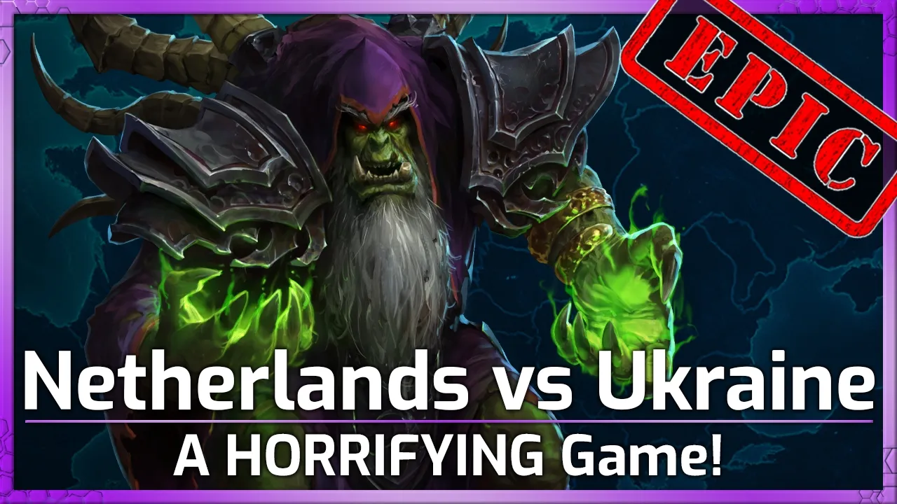 Netherlands vs Ukraine! A HORRIFYING Game! - Nations Cup - Heroes of the Storm