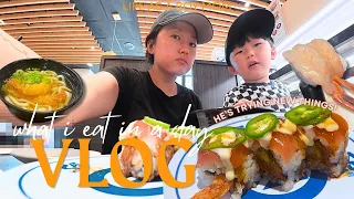 From Pool Day to Sushi Date... Then He Shocked Me #vlog #sushi #momandsongdate