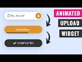 HTML CSS UI Upload Widget