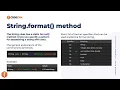 Java String format method CodeGym University Course