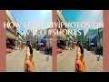 How I edit my photos using VSCO Cord Gallivanter