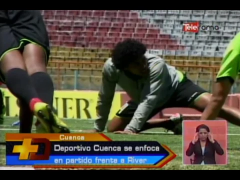 Deportivo Cuenca se enfoca en partido frente a River