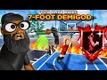 Breaking 100 STREAKS With this 7 FOOT DEMIGOD Build In Practical Basketball