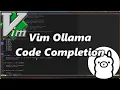 Vim Ollama Code Completion Demo