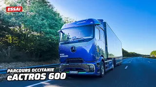 Mercedes eActros 600 360 km at 40 tons
