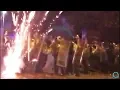 Riot police attacked with fireworks on Bonfire Night in Leeds