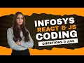 React Js JavaScript Coding Questions Explained Infosys Interview Preparation for 3 Y Experience