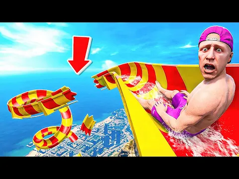 Video Thumbnail: TOBOGANUL de APA INTERZIS in GTA 5! 🚫