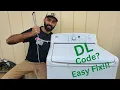 Fixing A Kenmore Cabrio Washer That Is Displaying A DL Error