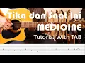 MEDICINE - Tika dan Saat Ini - Guitar Intro \u0026 Solo Tutorial with TAB