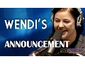 Wendi s Announcement