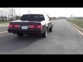 1987 Buick Regal Turbo T 4 5 Soft launch 0-60