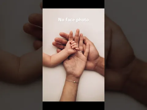 No face Newborn photography