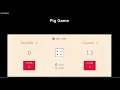 Pig Game using JavaScript