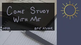 M4A Come Study With Me Boyfriend ASMR Body Double SFW ASMR BFE 