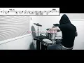 【ドラム譜面】Ignis -イグニス- / 西川貴教（炎炎ノ消防隊 参ノ章 S3 2C OP）ドラム 叩いてみた【DRUM COVER】