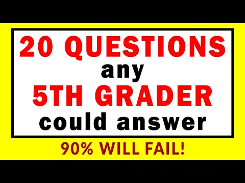 Download MP3 20 Questions any 5th Grader could answer - Can you?