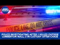 Police investigating after 1 killed outside Lumberton mall 2 in custody after chase