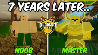 WE ARE BACK IN ROBLOX DUNGEON QUEST AFTER 7 YEARS!!