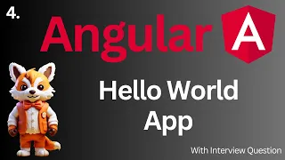 Hello World App Angular tutorial Complete Angular 17 Course
