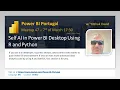 PBIPT - Self AI in Power BI Desktop using R and Python