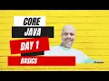 Day 1 Java Programming for Beginners - Introduction to Java and Architecture Session Recording