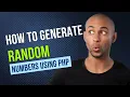 How to generate OTP in PHP How to create random numbers using PHP Random functions using PHP