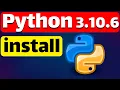 How to download and install python 3 10 6 on windows 10 64 bit 32 bit
