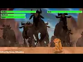 Download Lagu The Lion King (1994) Wildebeest Stampede with healthbars (1K Subscribers Special)