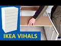 Ikea VIHALS chest of drawers assembly