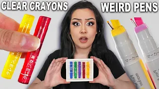 I Tested Japan's FUTURISITC Art Supplies...we're behind lol
