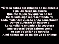 Cartel de Santa - Hey Si Me Ven (LETRA)