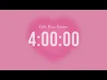 4-Hour Silent Countdown Timer Pink Aura Aesthetic Vibes For Studying Deep Focus