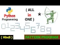 Print Star in All Number Shape All Numeric Pattern in One Shot - 0 to 9 python pattern programs