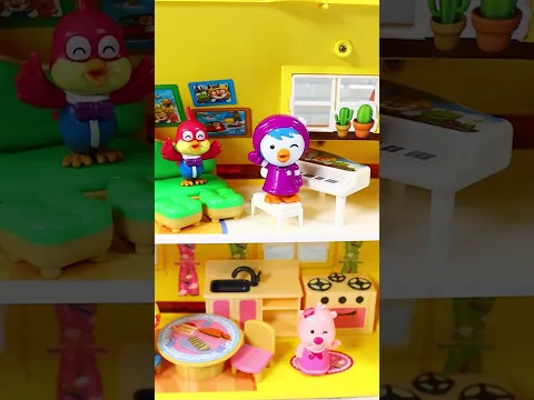 Satisfying with Unboxing & Review Miniature Pororo Doll House Toy ASMR 뽀로로 하우스 장난감