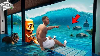 ФРАНКЛИН 24 САҒАТ ЦУНАМИДА БАТЫП ҚАЛДЫ (GTA V)