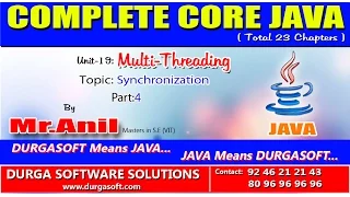 Core Java-Multi-Threading-Synchronization-Part 4