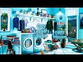 Cozy Laundry Room rainy version ASMR Ambience rain thunder laundry sounds