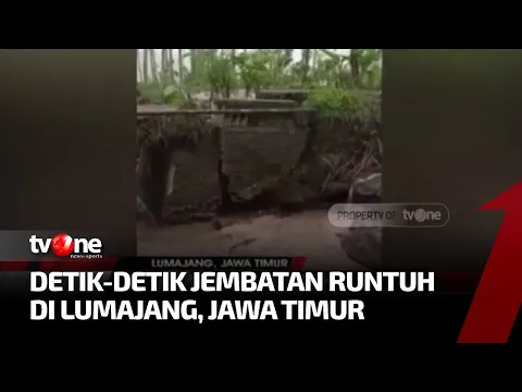 Tergerus Aliran Air, Jembatan Penghubung Desa Ambruk