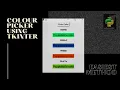 Color Picker Using Tkinter