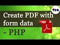 Create PDF in PHP How to generate dynamic PDF using mPDF PHP Tutorials 100 Working