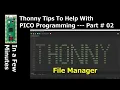 Thonny Tips -