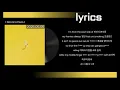 차붐 (Chaboom) - Banana Peels 가사(lyrics)