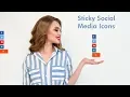 How To Make Floating Social Media Icons on Website Using HTML And CSS Sticky Social Buttons