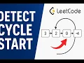 LeetCode 142 Linked List Cycle II Set Based Solution