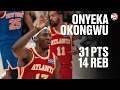 Onyeka Okongwu puts up big 31-point 14-rebound double-double for Hawks vs Knicks