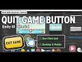 How to Add a Quit Button in Unity Beginner Tutorial 2025 Exit Game Using Application Quit