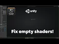 Fix Invisible Shaders Broken Bug Error in Amplify Shader Editor for Unity