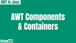 awt Components and Containers in java in hindi