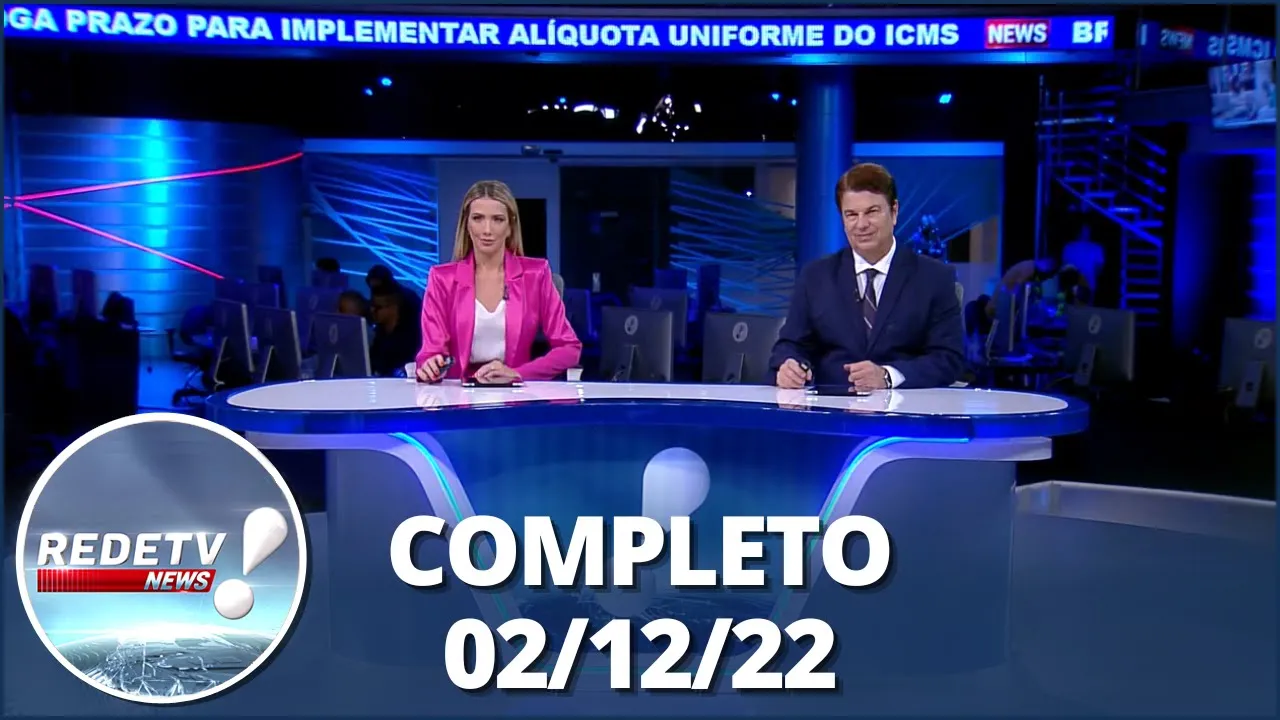 RedeTV News (02/12/22) | Completo